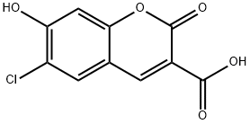 CHCC Acid  [6-Chloro-7-hydroxycouMarin-3-carboxylic acid],183736-74-5,结构式