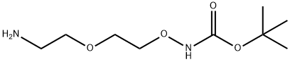 t-Boc-Aminooxy-PEG1-amine Structure