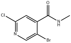 4-Pyridinecarboxamide, 5-bromo-2-chloro-N-methyl-|5-溴-2-氯-N-甲基异烟酰胺