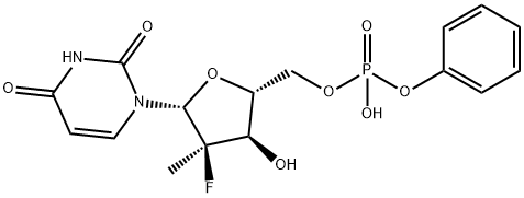 Sofosbuvir metabolites 化学構造式