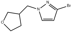 3-bromo-1-[(oxolan-3-yl)methyl]-1H-pyrazole 结构式