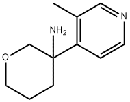 2H-Pyran-3-amine, tetrahydro-3-(3-methyl-4-pyridinyl)-|