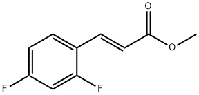 (E)-Methyl 3-(2,4-Difluorophenyl)Acrylate(WXC02705) 结构式