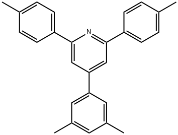 4-(3,5-二甲基苯基)-2,6-二对甲苯基吡啶, 1868146-05-7, 结构式