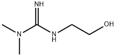 Guanidine, N'-(2-hydroxyethyl)-N,N-dimethyl- 化学構造式