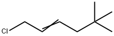 2-Hexene, 1-chloro-5,5-dimethyl-, 1871-70-1, 结构式