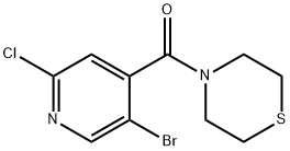 1871486-46-2 (5-溴-2-氯吡啶-4-基)(硫代吗啉代)甲酮