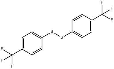 Disulfide, bis[4-(trifluoromethyl)phenyl] Structure