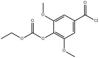 Carbonic acid, 4-(chlorocarbonyl)-2,6-dimethoxyphenyl ethyl ester