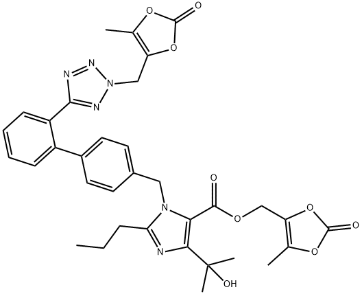 Olmesartan Medoxomil Impurity 2 化学構造式