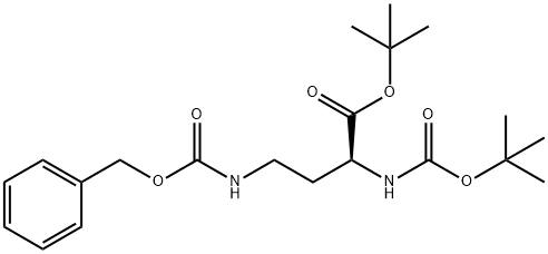 Butanoic acid, 2-[[(1,1-dimethylethoxy)carbonyl]amino]-4-[[(phenylmethoxy)carbonyl]amino]-, 1,1-dimethylethyl ester, (2S)-