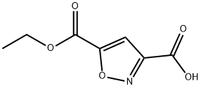 3,5-Isoxazoledicarboxylic acid, 5-ethyl ester Struktur