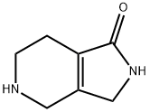 2,3,4,5,6,7-六氢-1H-吡咯并[3,4-C]吡啶-1-酮,1896490-86-0,结构式