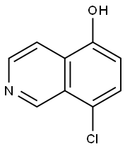 8-chloroisoquinolin-5-ol Structure