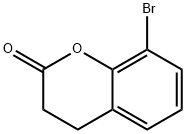 2H-1-Benzopyran-2-one, 8-bromo-3,4-dihydro- Struktur
