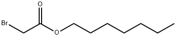 Acetic acid, 2-bromo-, heptyl ester Struktur