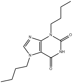 3,7-dibutyl-2,3,6,7-tetrahydro-1H-purine-2,6-dione Structure