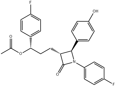 3-O-Acetyl Ezetimibe Struktur