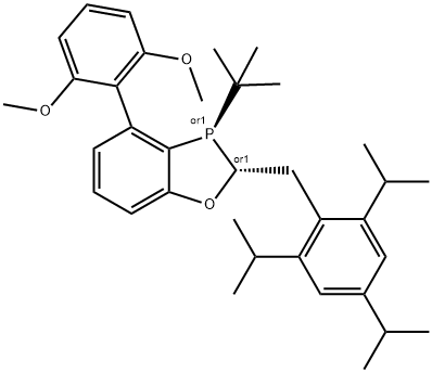 1908442-13-6 3-(tert-butyl)-4-(2,6-dimethoxyphenyl)-2-(2,4,6-triisopropylbenzyl)-2,3-dihydrobenzo[d][1,3]oxaphosphole