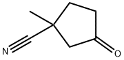 1-甲基-3-氧代环戊烷甲腈,192433-18-4,结构式