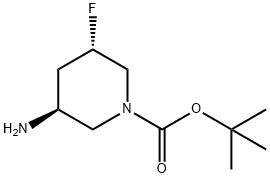 TERT-BUTYL (3S,5S)-3-AMINO-5-FLUOROPIPERIDINE-1-CARBOXYLATE|(3S,5S)-3-氨基-5-氟哌啶-1-甲酸叔丁酯