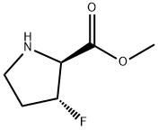 D-Proline, 3-fluoro-, methyl ester, (3R)- 结构式