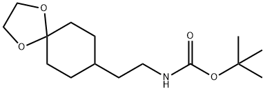 1934947-30-4 Carbamic acid, N-[2-(1,4-dioxaspiro[4.5]dec-8-yl)ethyl]-, 1,1-dimethylethyl ester