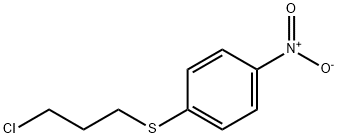1-[(3-chloropropyl)sulfanyl]-4-nitrobenzene Struktur