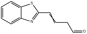 3-Butenal,4-(2-benzothiazolyl)-(8CI) Structure