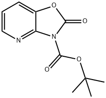 tert-Butyl 2-oxo-[1,3]oxazolo[4,5-b]pyridine-3-carboxylate Struktur
