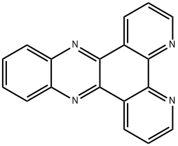 ジピリド[3,2-a:2',3'-c]フェナジン 化学構造式