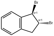 1H-Indene, 1,2-dibromo-2,3-dihydro-, (1R,2R)-rel- Structure