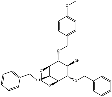 myo-Inositol, 4-O-(4-methoxyphenyl)methyl-1,3-O-methylene-2,6-bis-O-(phenylmethyl)-|