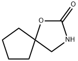 1-氧杂-3-氮杂螺[4.4]壬烷-2-酮,19684-59-4,结构式