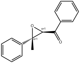 rel-Phenyl(3β*-phenyl-3-methyloxirane-2α*-yl) ketone Structure