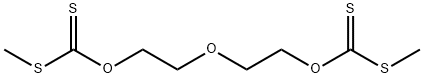 S,S'-dimethyl O,O'-2,2'-oxybis(ethane-2,1-diyl) dicarbonodithioate 化学構造式