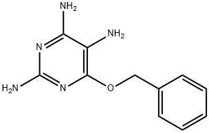 2,4,5-Pyrimidinetriamine, 6-(phenylmethoxy)-,19916-72-4,结构式