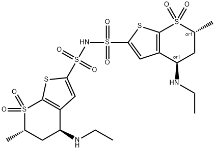 Dorzolamide N-Sulfonamide Dimer|多佐胺N-磺酰胺二聚体