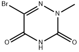 1,2,4-Triazine-3,5(2H,4H)-dione, 6-bromo-2-methyl- Struktur