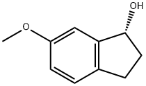 (1R)-6-methoxy-2,3-dihydro-1H-inden-1-ol Struktur