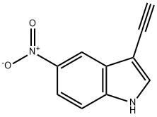 1H-Indole, 3-ethynyl-5-nitro- Structure