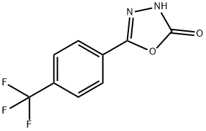 5-[4-(Trifluoromethyl)phenyl]-3H-1,3,4-oxadiazol-2-one Structure