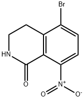 1(2H)-Isoquinolinone, 5-bromo-3,4-dihydro-8-nitro- Struktur