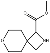 7-Oxa-2-azaspiro[3.5]nonane-1-carboxylic acid, methyl ester Struktur