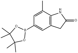 7-Methyl-2-oxoindoline-5-boronic Acid Pinacol Ester Structure