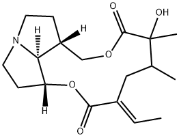 (1α,8β,12ξ,13ξ,15E)-1,2-Dihydro-12-hydroxysenecionan-11,16-dione|山尖菜碱