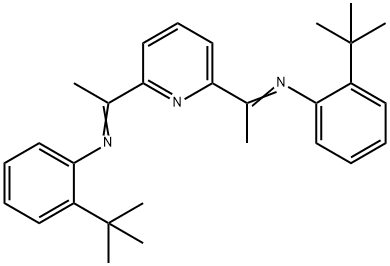 Benzenamine, N,N'-(2,6-pyridinediyldiethylidyne)bis[2-(1,1-dimethylethyl)- Structure