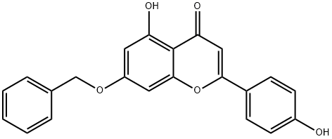 7-(Benzyloxy)-4'',5-dihydroxy-flavone,20450-81-1,结构式