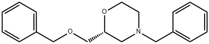 MORPHOLINE, 2-[(PHENYLMETHOXY)METHYL]-4-(PHENYLMETHYL)-, (2R)-, 205242-60-0, 结构式