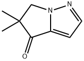 4H-Pyrrolo[1,2-b]pyrazol-4-one, 5,6-dihydro-5,5-dimethyl- Structure